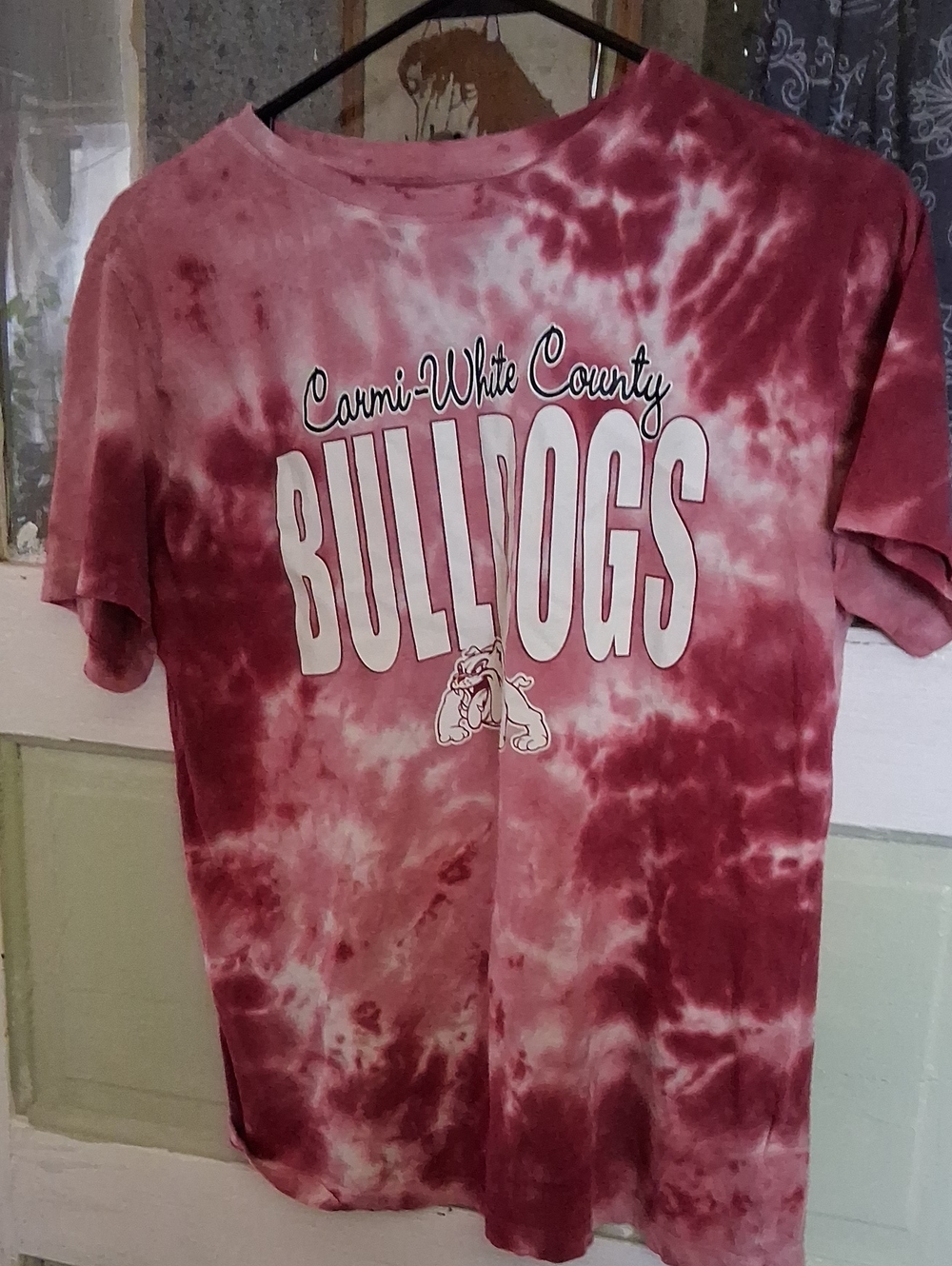 Bulldogs Tie-Dye T‑Shirt - Maroon
